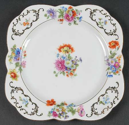 VIT21 (CZECH) Square Salad Plate