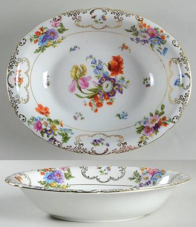 VIT3 10" Oval Vegetable Bowl
