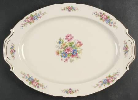 VIT33 (CZECH) 15" Oval Serving Platter