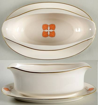 Palm Beach Gravy Boat with Attached Underplate