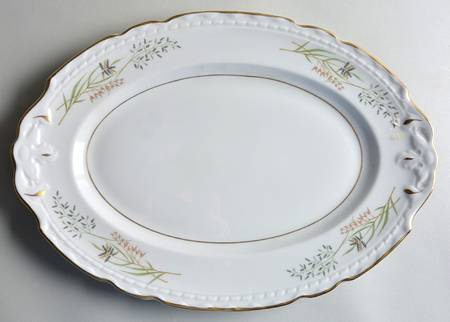 Amaryllis 13" Oval Serving Platter