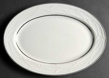 Concerto Platinum 13" Oval Serving Platter