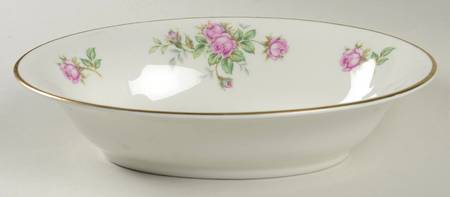 Damask Rose 10" Oval Vegetable Bowl by Vogue