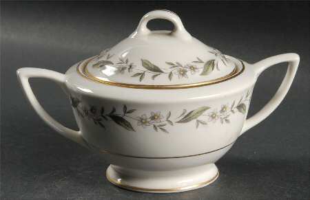 Gardenia Sugar Bowl & Lid