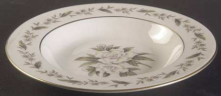 Gardenia Rim Soup Bowl