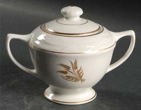 Golden Harvest Sugar Bowl & Lid
