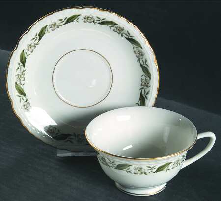 Old Charleston Footed Cup & Saucer Set