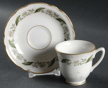 Old Charleston Footed Demitasse Cup & Saucer Set