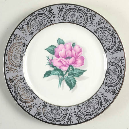 Silver Lace Salad Plate