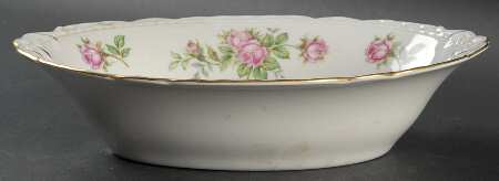 Southern Rose 10" Oval Vegetable Bowl