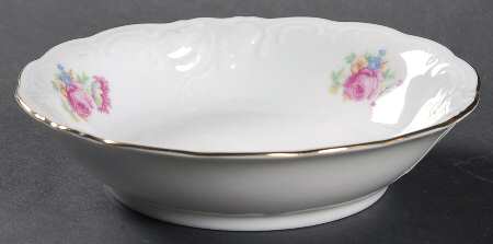Wanda (Scalloped, Embossed) Fruit/Dessert (Sauce) Bowl