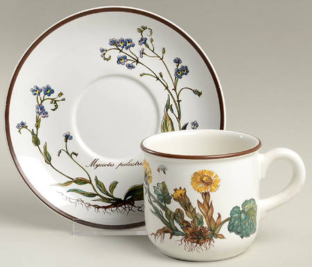 Botanica Flat Cup & Saucer Set