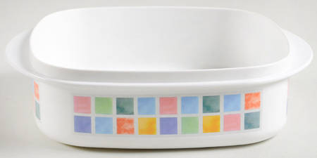 Twist Alea Limone 28 Oz Square Plastic Microwave Bowl No Vent Lid
