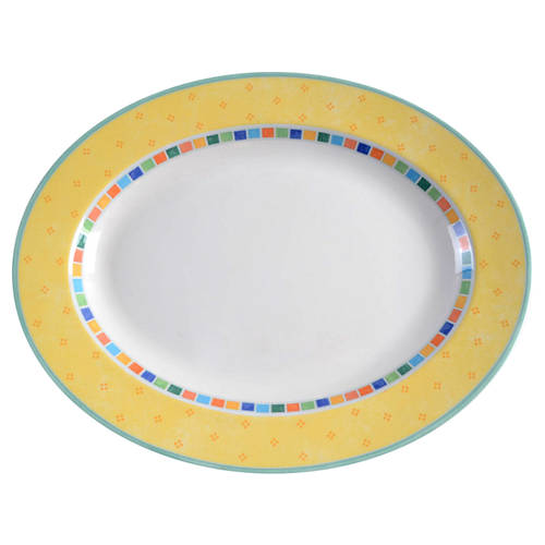 Twist Alea Limone 14" Oval Serving Platter