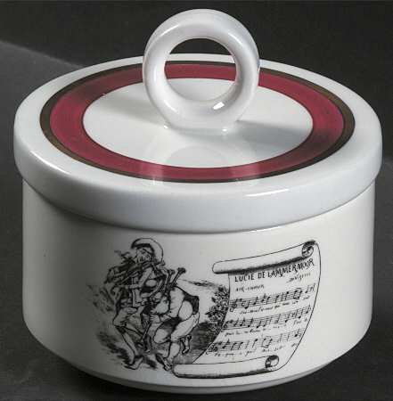 Opera Sugar Bowl & Lid