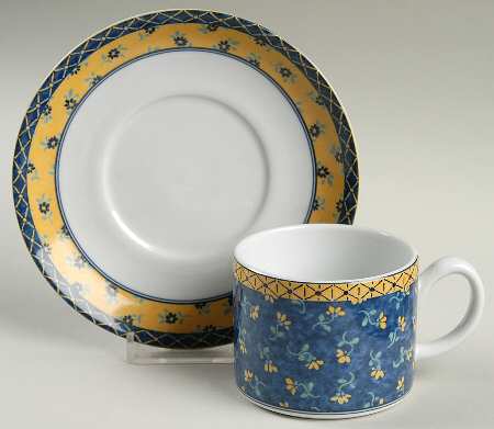 Canarias Flat Cup & Saucer Set