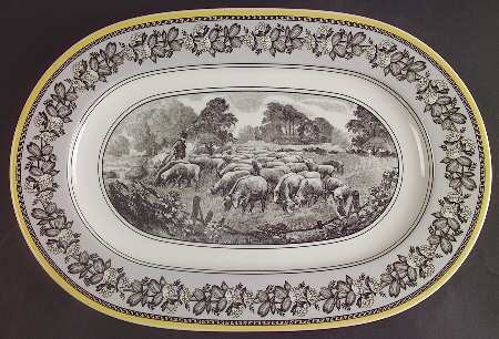 Audun Ferme 13" Oval Serving Platter