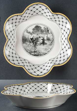 Audun Ferme 10" Scalloped Bowl