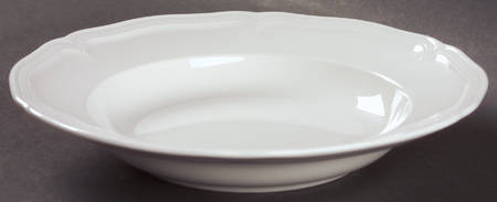 Chambord (White, Fine China) Large Rim Soup Bowl