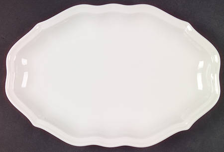 Chambord (White, Fine China) Relish/Gravy Underplate