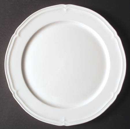 Chambord (White, Fine China) 12" Chop Plate (Round Platter)