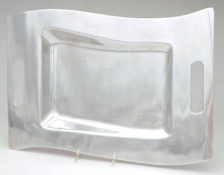 New Wave New Wave Caffe 21" Rectangular Metal Platter