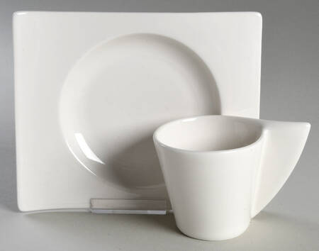 New Wave New Wave Caffe Flat Cup & Saucer Set