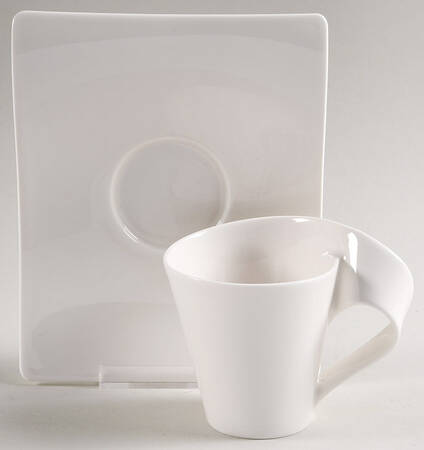 New Wave New Wave Caffe Flat Cup & Saucer Set (CULM1 & SAUM2)
