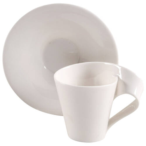 New Wave New Wave Caffe Flat Cup & Saucer Set