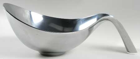 New Wave New Wave Caffe Oval Handled Metal Bowl