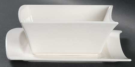 New Wave New Wave Caffe Gravy Boat & Underplate/Relish