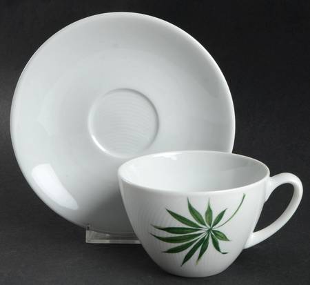 Bali Flat Cup & Saucer Set