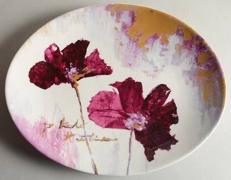 Lilac 13" Oval Serving Platter