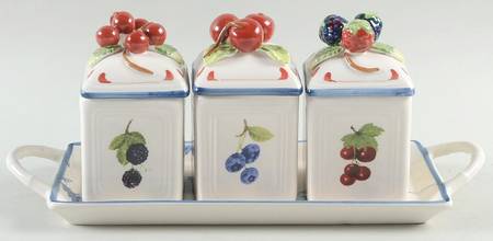 Cottage (4 Piece) Jam/Jelly Set (JJM1, JJM2, JJM3 & JJS4T)
