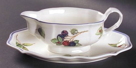 Cottage Gravy Boat & Underplate/Relish