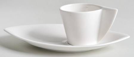Palm Snack Plate & Cup Set