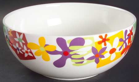 Puzzle 10" Large Salad Serving Bowl