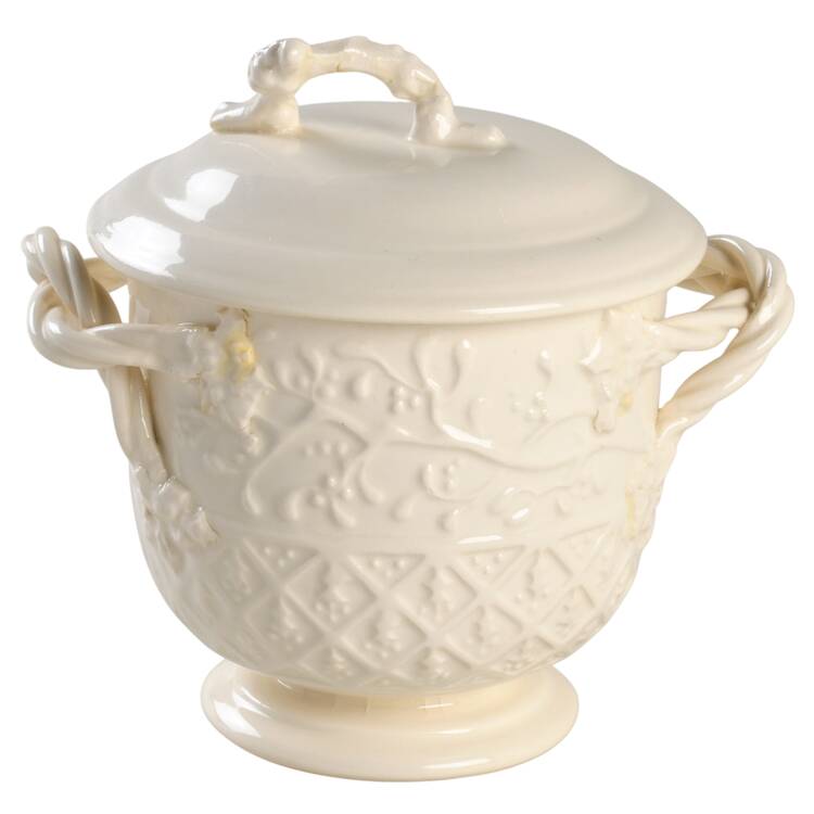 Classical Christmas Sugar Bowl & Lid