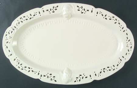 Classical Christmas 18" Oval Serving Platter