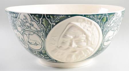 Classical Christmas Punch Bowl