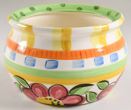Bloomin' Blossoms 2.5 Qt Round Casserole No Lid