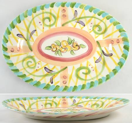 Razzle Dazzle 19" Oval Serving Platter