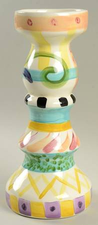 Razzle Dazzle 10" Pillar Candleholder