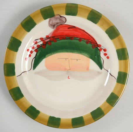 Old St Nick Salad Plate
