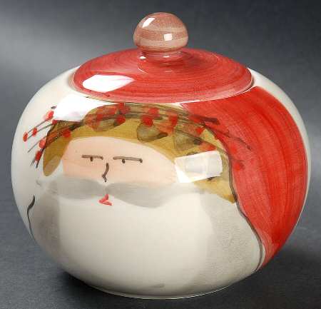 Old St Nick Sugar Bowl & Lid
