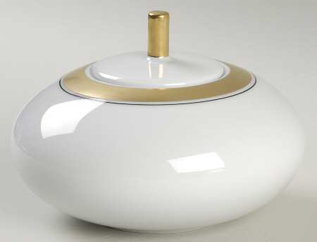 Domo Gold Sugar Bowl & Lid