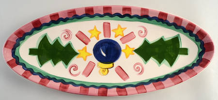 Tis the Season 21" Oval Serving Platter