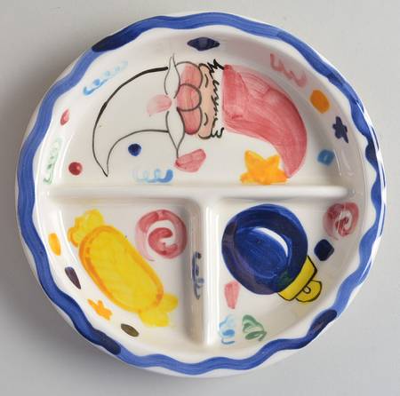 Tis the Season Divided Child's Plate
