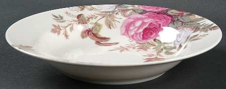 Brompton Rose Rim Soup Bowl