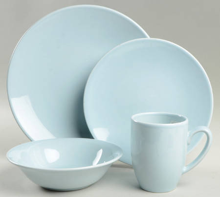 Impact Baby Blue 4 Piece Place Setting